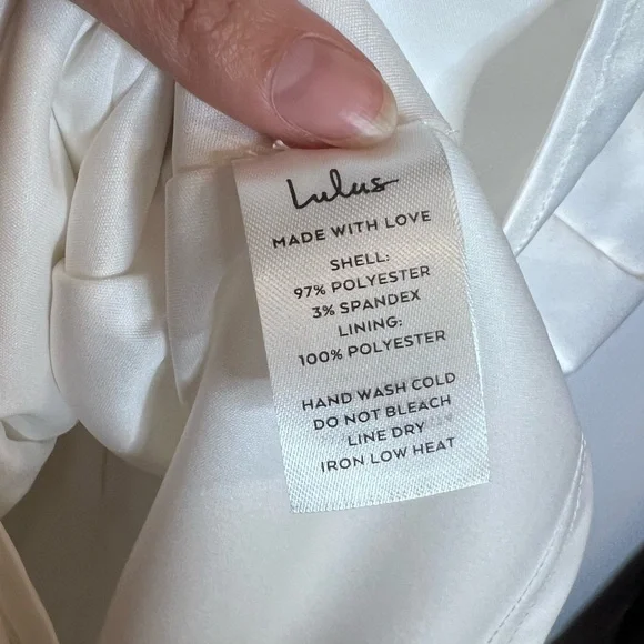 NWT LULUS Front Bow Mini Dress. Size Small - Picture 7 of 8